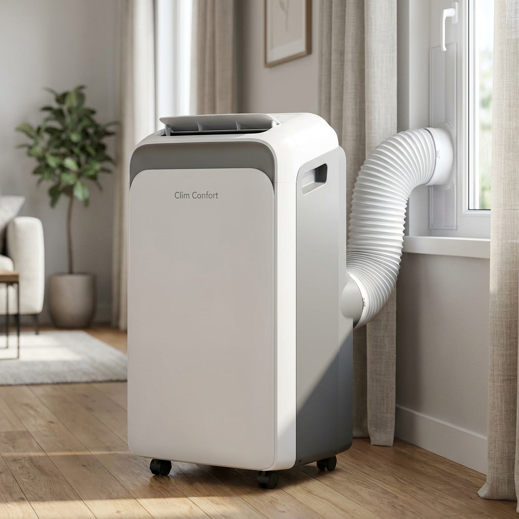 Clim Confort 9000 BTU — tuyau d'évacuation