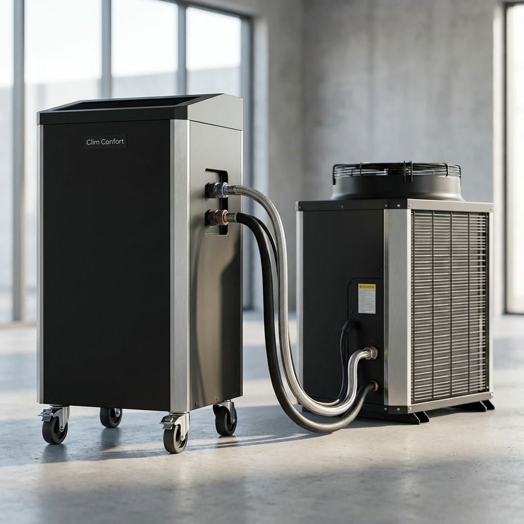 Clim Confort Commercial 24000 BTU — unités int. et ext.